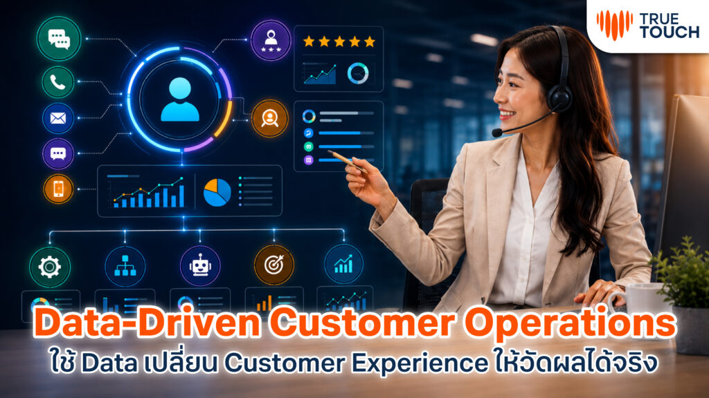 Data-Driven Customer Operations สำหรับการยกระดับ Customer Experience